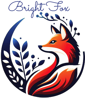 Bright Fox Professional Organizing Logo